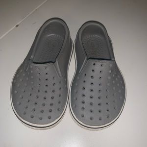 Grey Baby Native Shoes Size 5